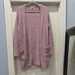Listicle Soft Pink Cardigan Sweater